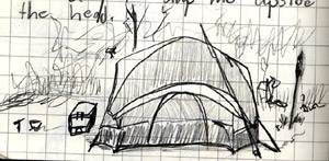 Shawn Cole's tent